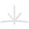 Ekena Millwork Alberta Architectural Grade PVC Gable Bracket, 84"W x 52 1/2"H x 4"D x 4"F, 15/12 Pitch GBP084X53X0404ALB00 - alternate 5
